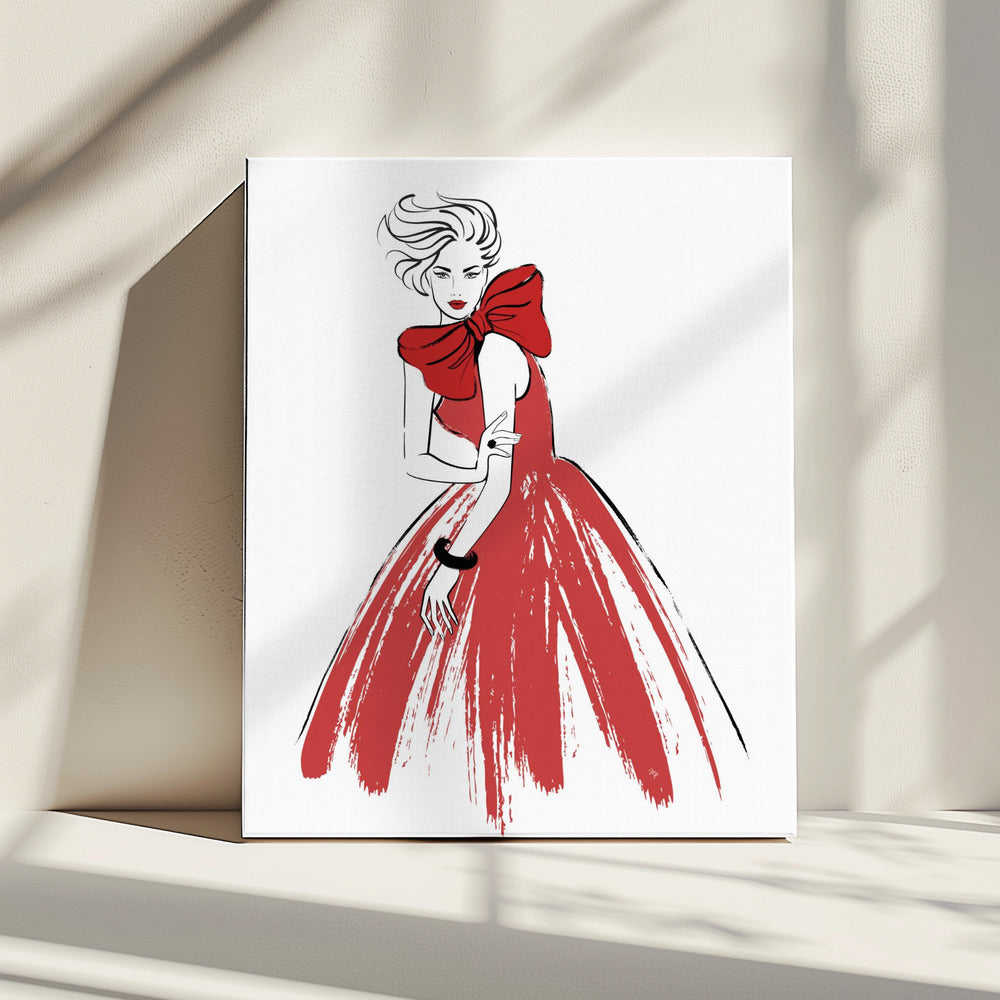 Red Lady | Canvas