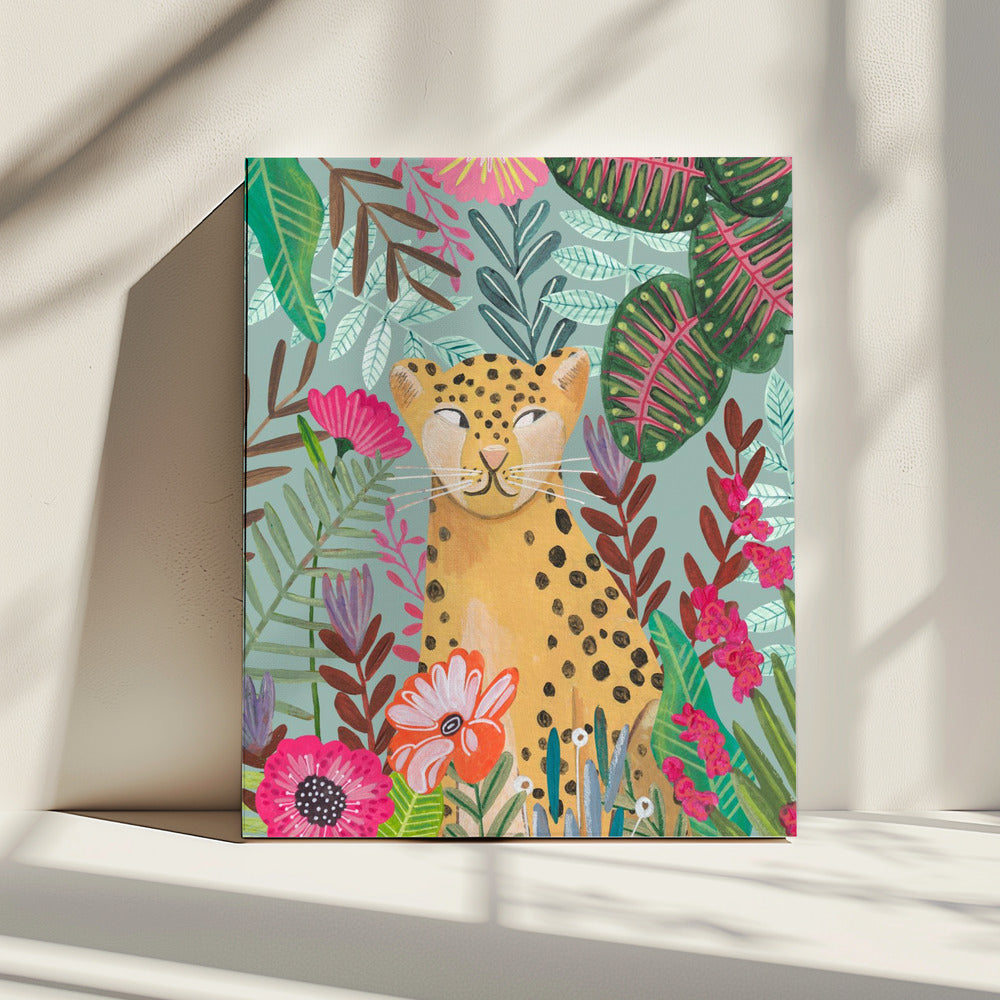 Leopard in the Jungle | Canvas