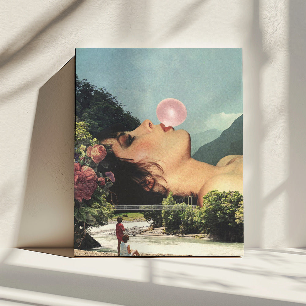 Bubble Gum Girl | Canvas