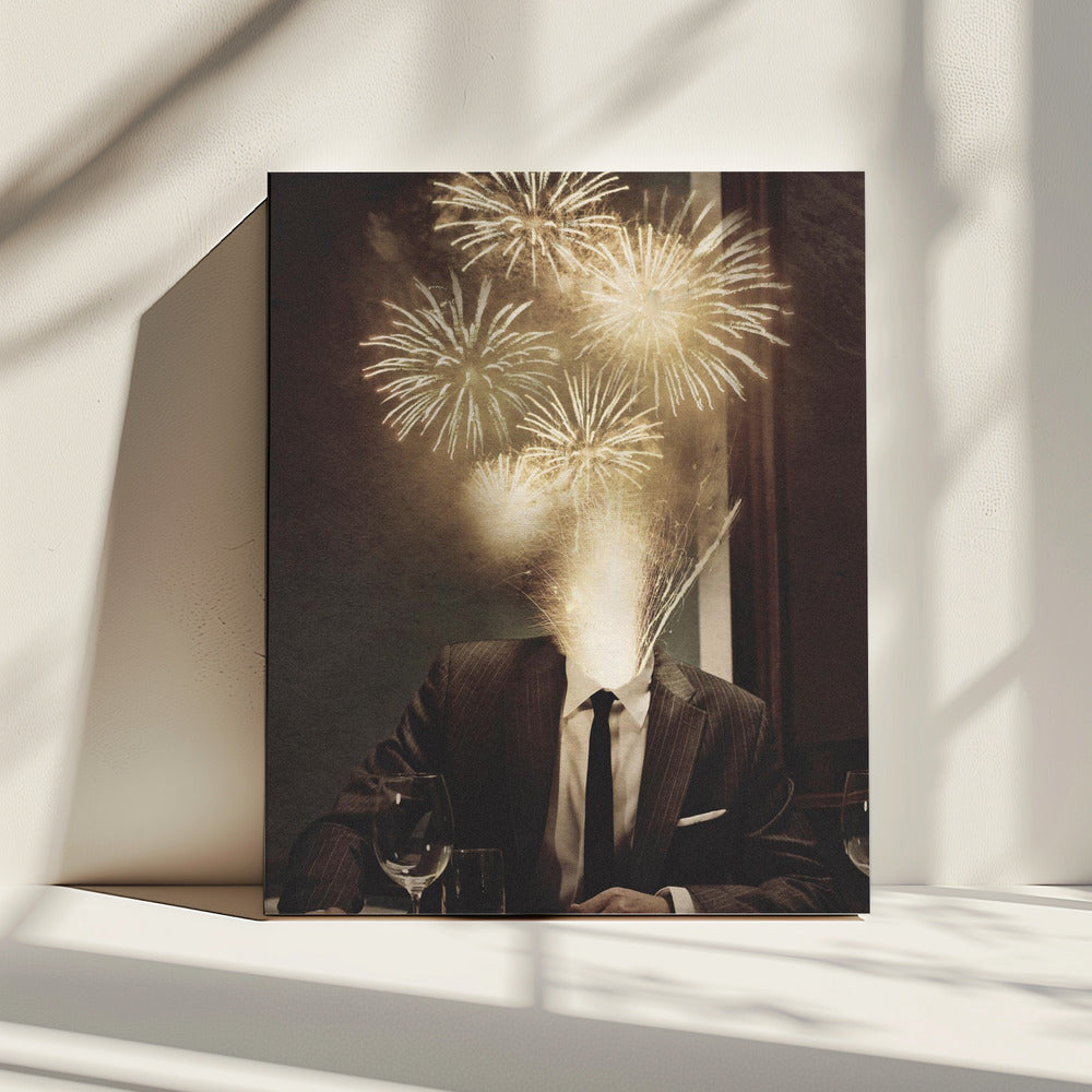 Fireworks Head | Canvas