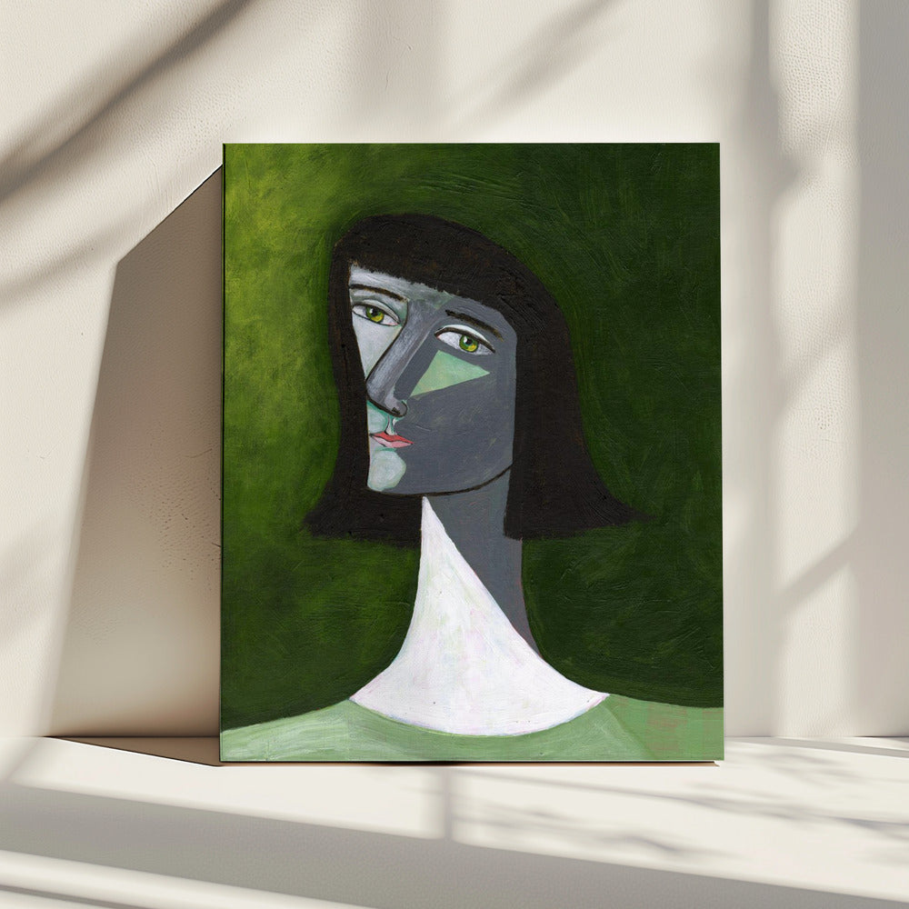 Lady in Green | Canvas