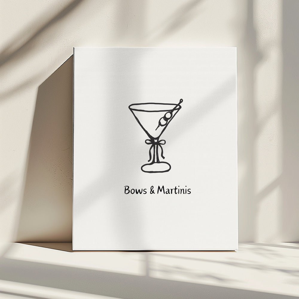 Bows & Martinis | Canvas