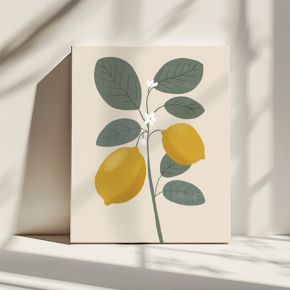 Lemon Vibes 01 | Canvas