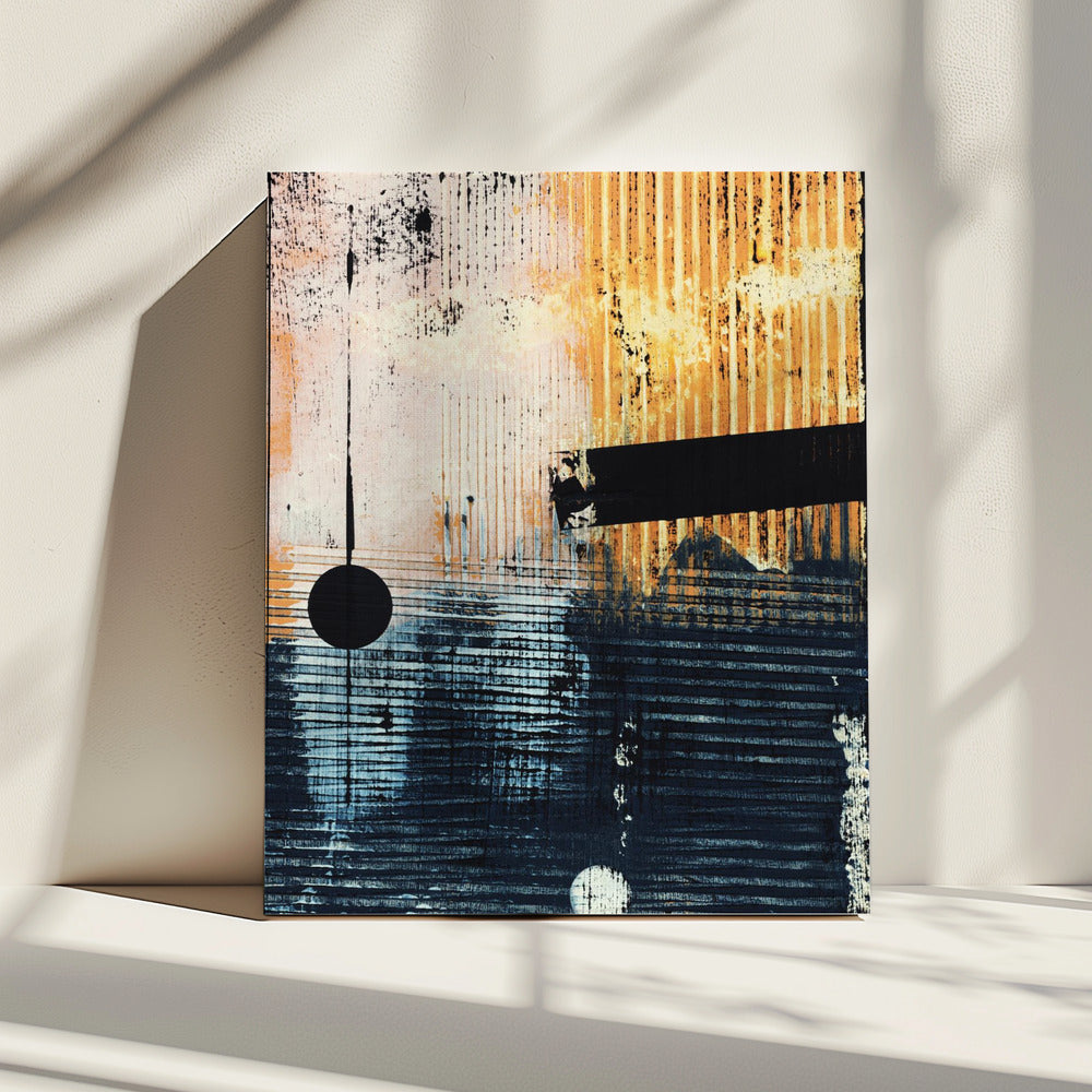 Abstract Artwork With Geometric Composition | Canvas