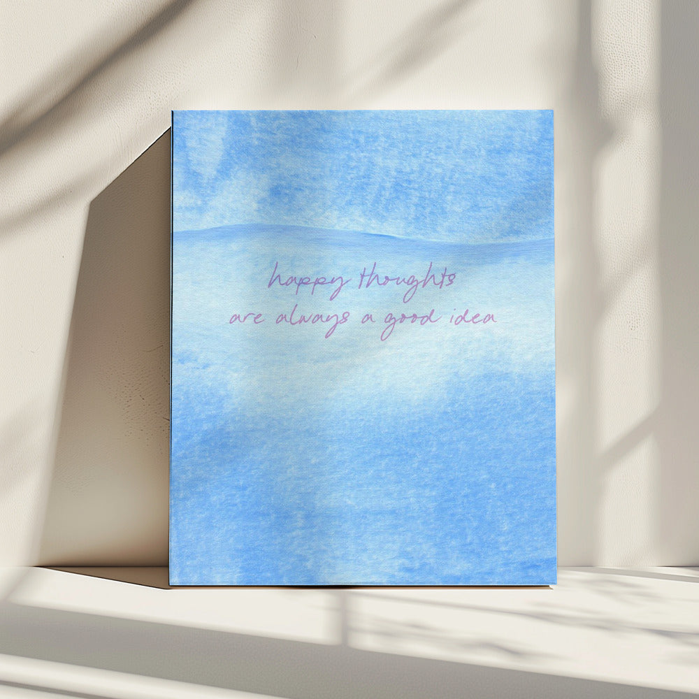 Positive Blue Vibes | Canvas