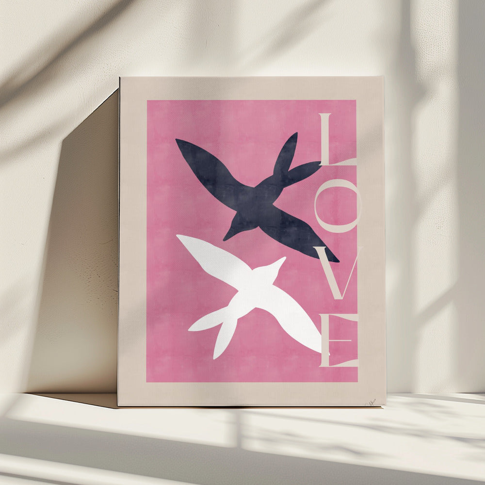 Birds in Love | Canvas