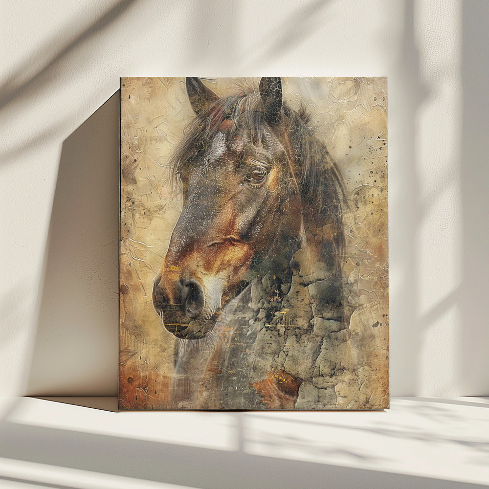 Horse Illustration 09 | Canvas