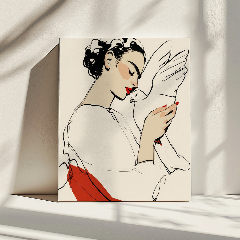 Dove Embrace | Canvas