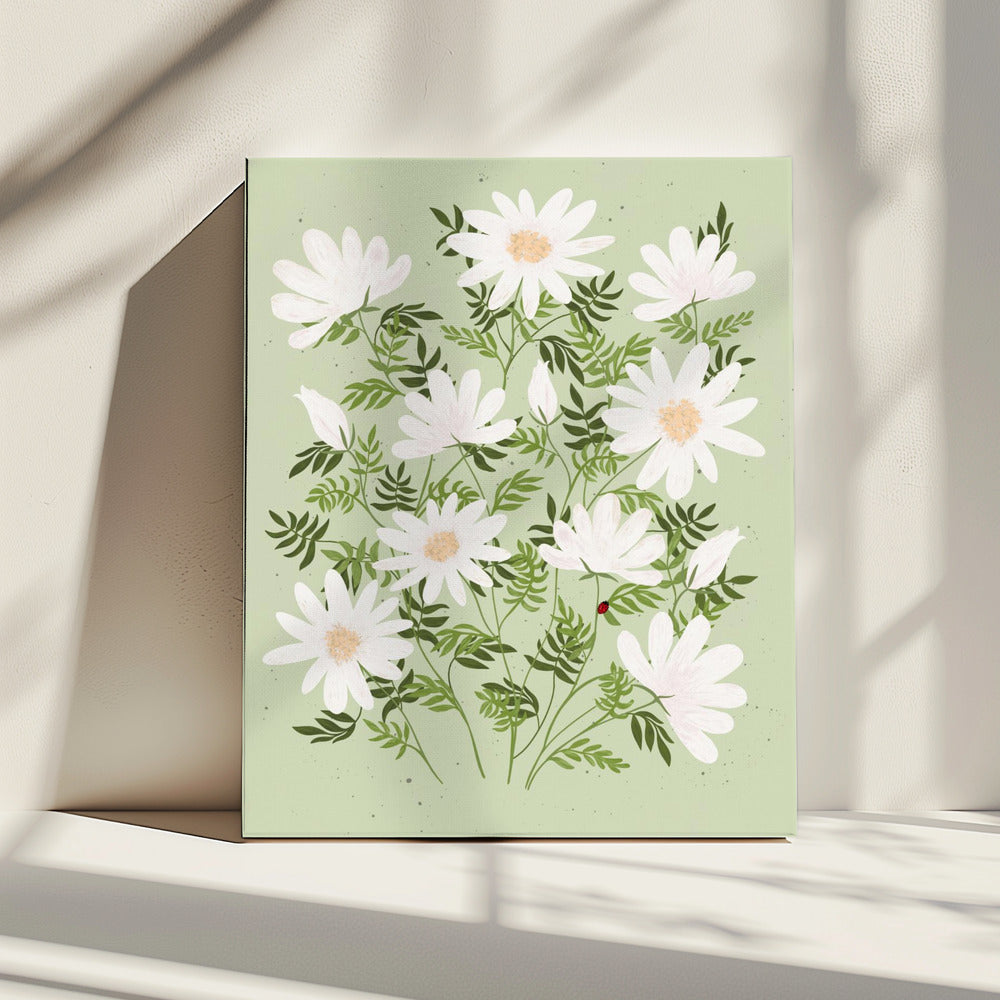 Ladybug flowers | Canvas