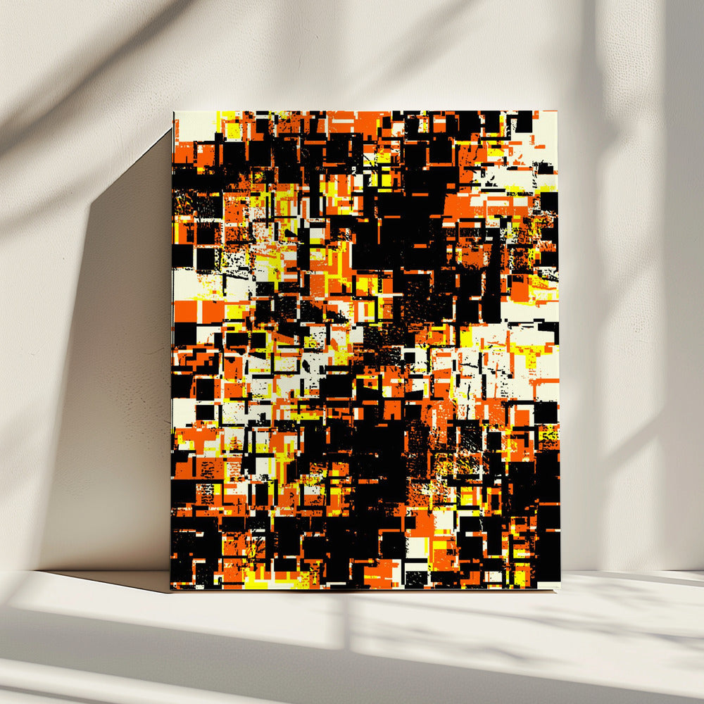 Colorful Geometric Blocks | Canvas