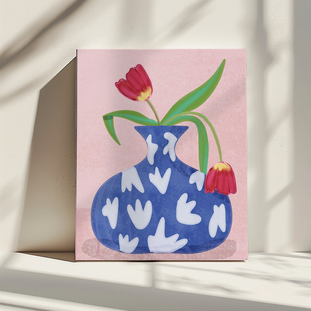 Tulpe in vase | Canvas