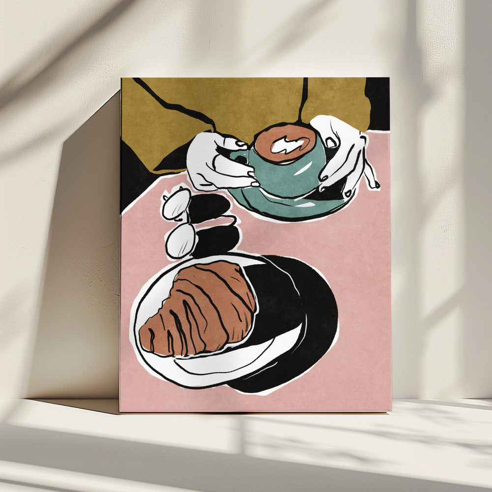Croissant et café au lait | Canvas