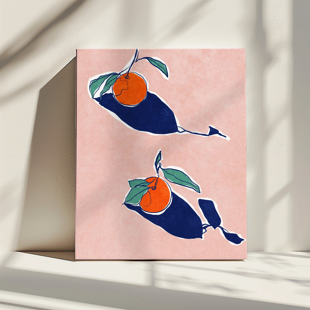 Abstract Oranges | Canvas