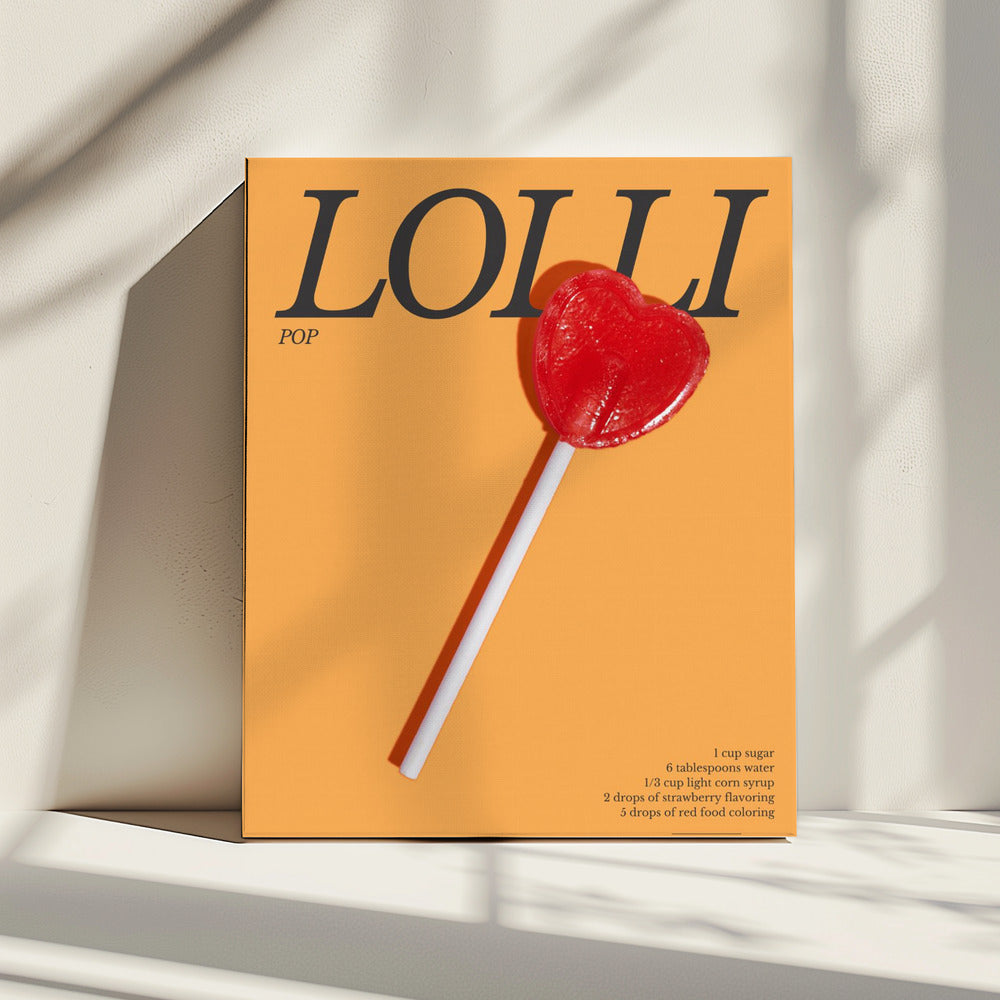 Heart Lollipop | Canvas