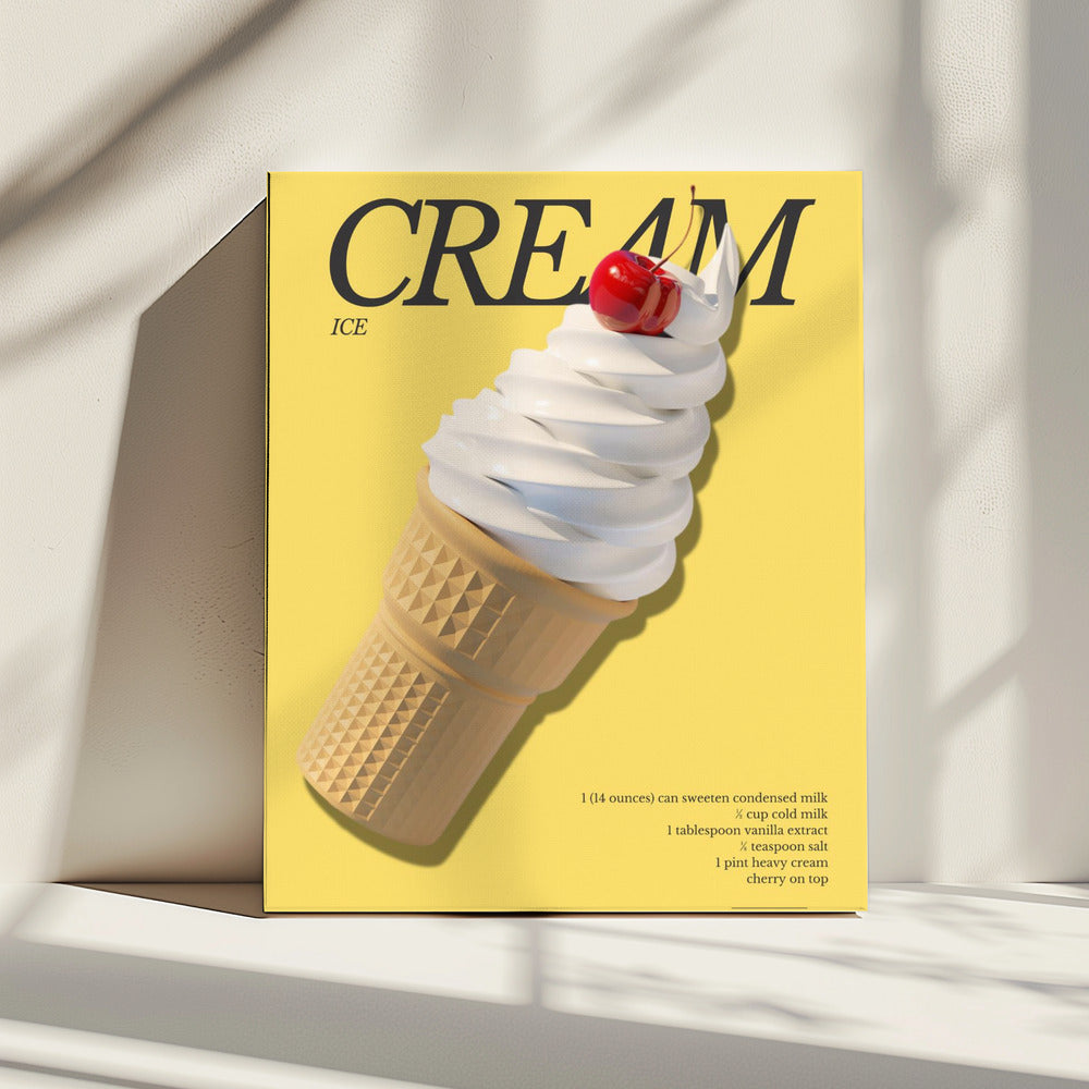 Cherry on Top Ice Cream | Canvas