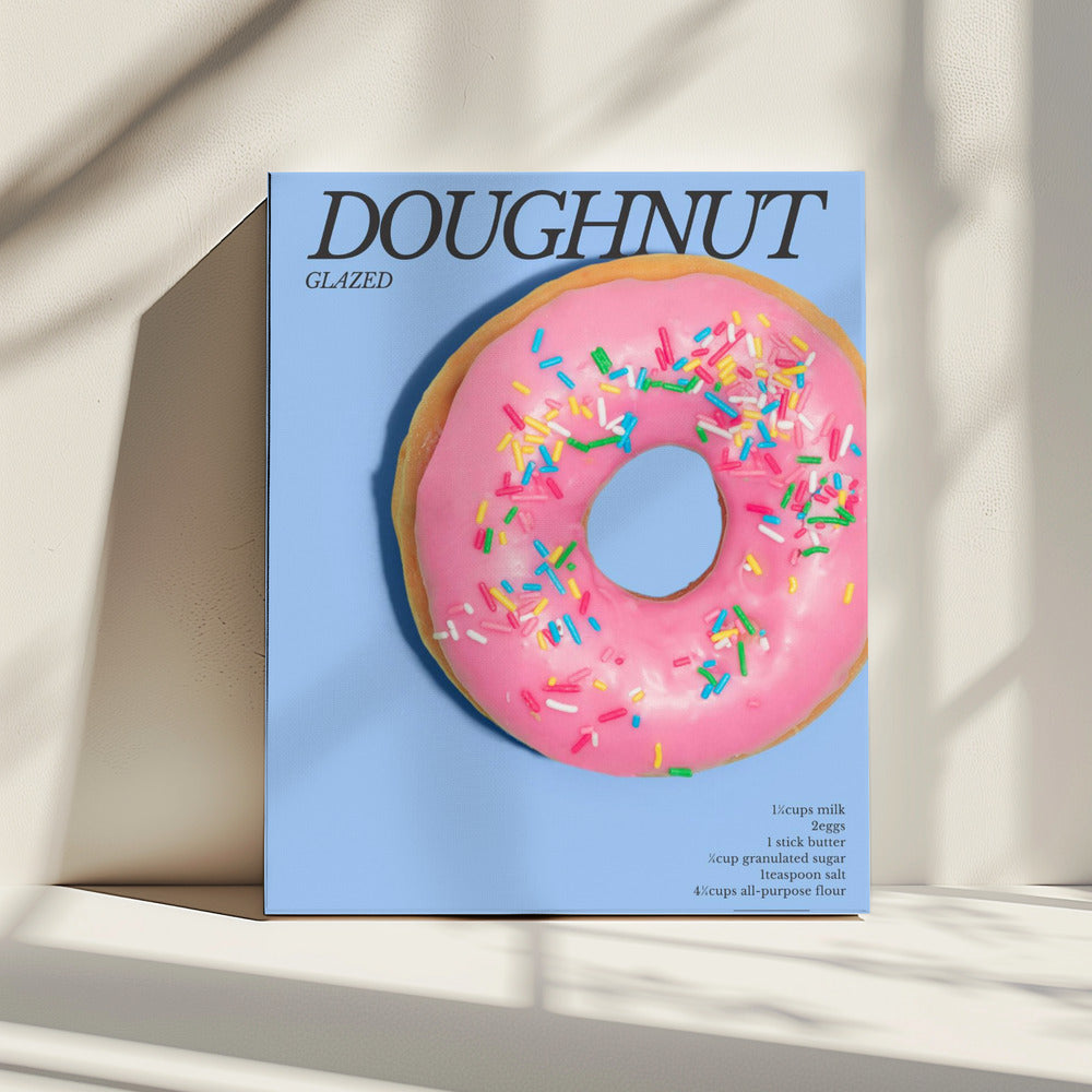 Pink Glaze Doughnut | Canvas