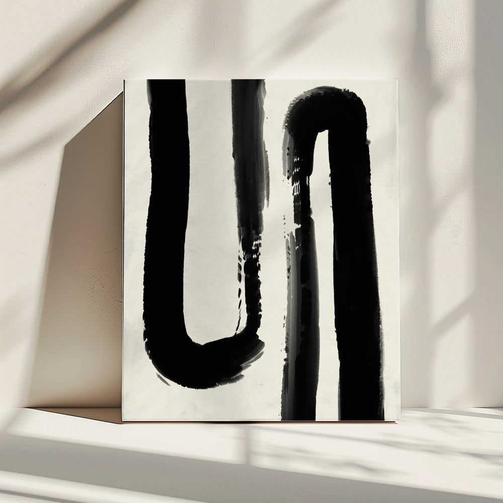 Monochrome Flow | Canvas