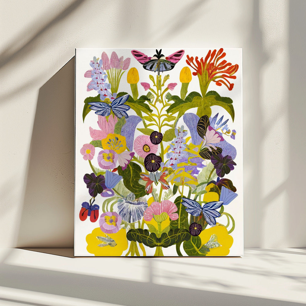 Abstract Autumn Floral | Canvas