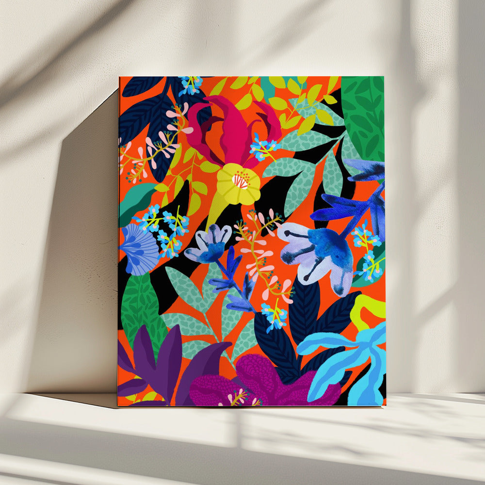 9933x14043 Din 131 Abstract Floral | Canvas
