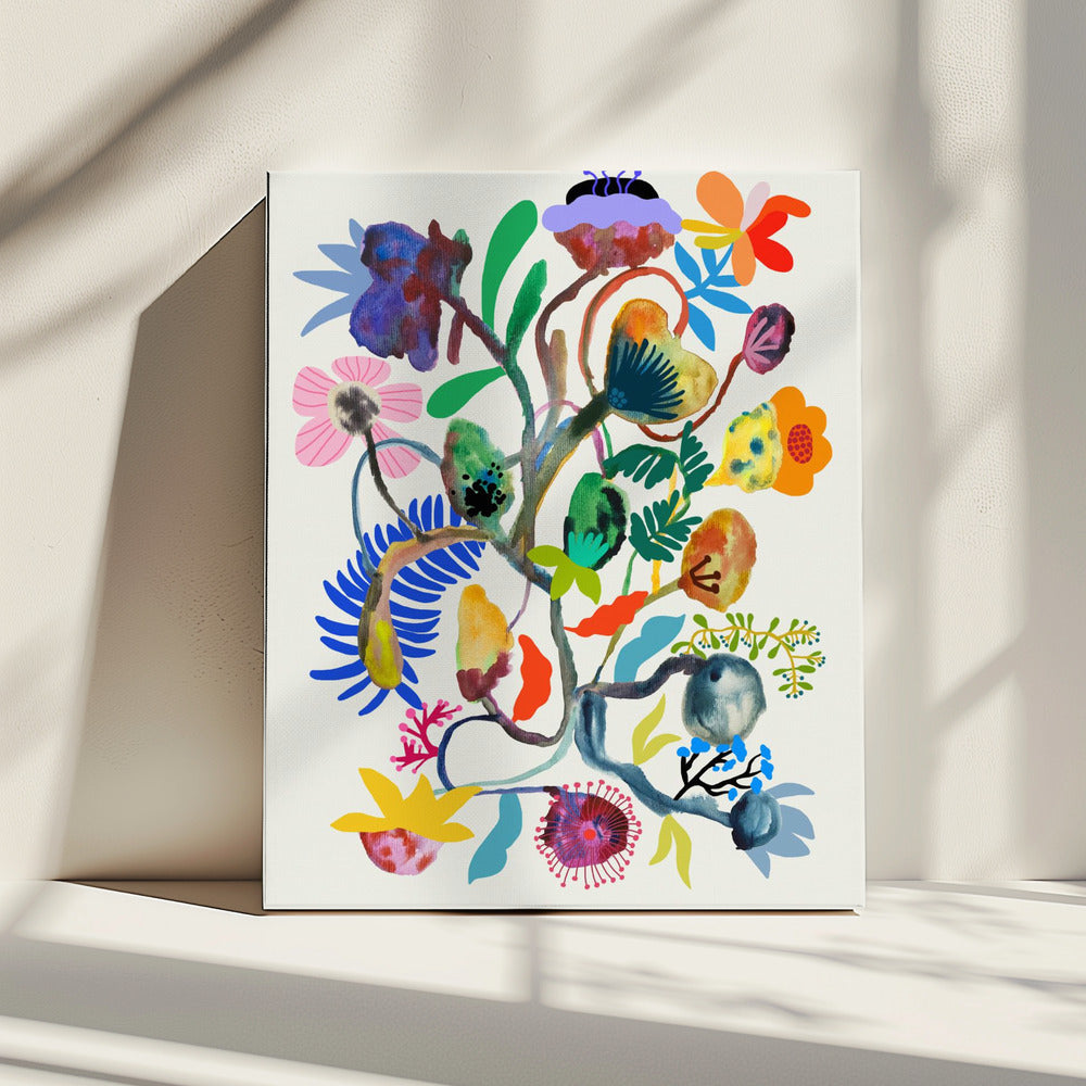 9933x14043 Din 115 Abstract Floral | Canvas