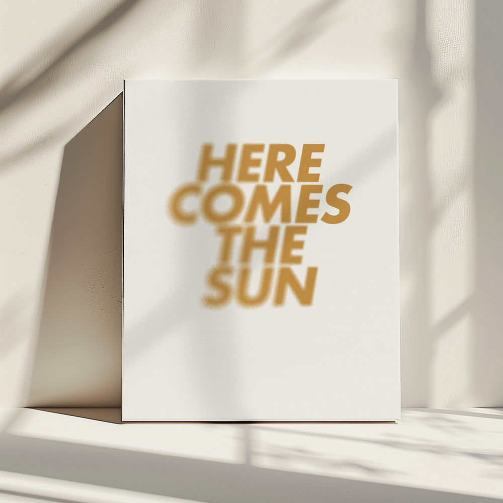 Sunlit Arrival | Canvas