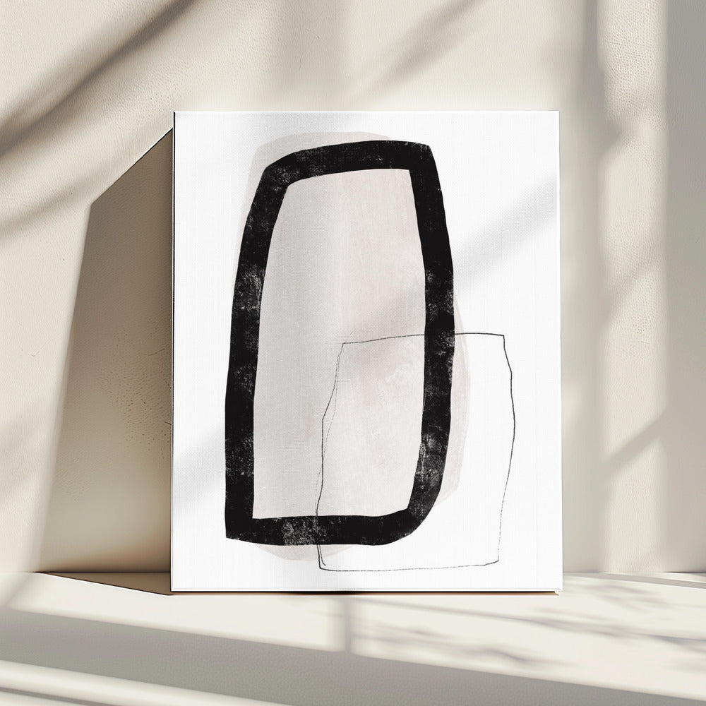 Monochrome Layers | Canvas