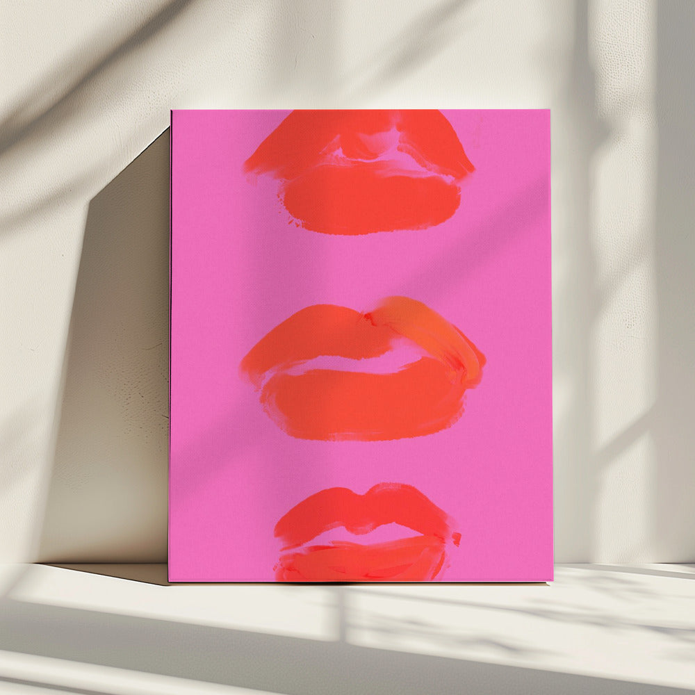 Neon Pout Series | Canvas