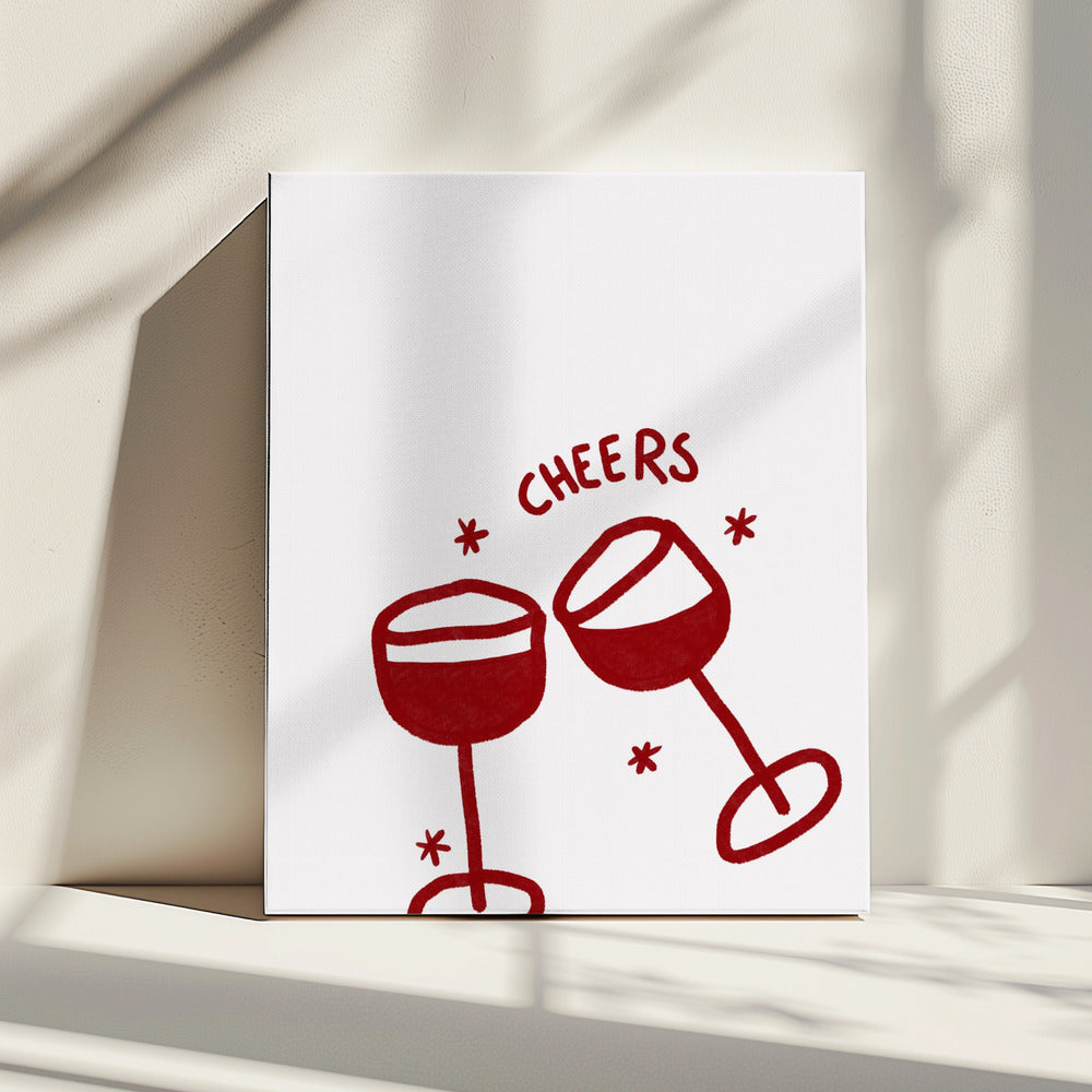 Wine Glass Celebration | Canvas
