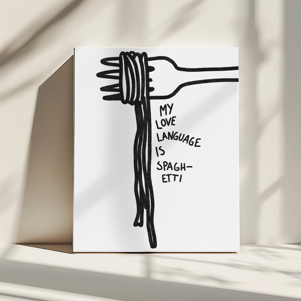 Spaghetti Love Language | Canvas