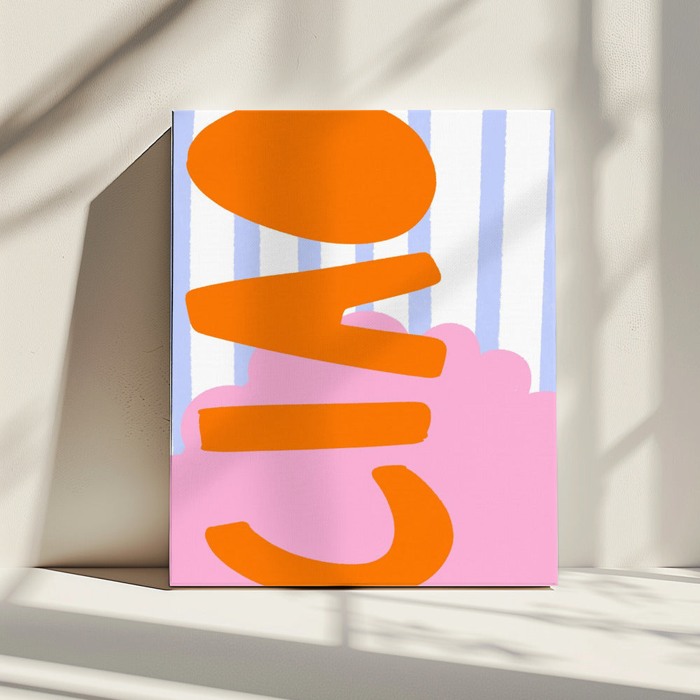 Floating Shapes Parade | Canvas