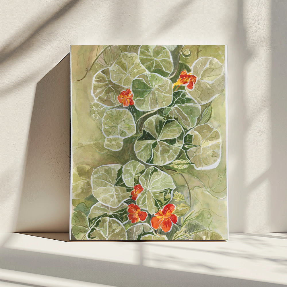 Nasturtium Tapestry | Canvas