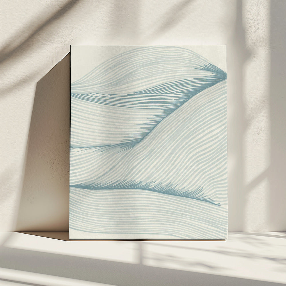 Ocean in lines 02 | Canvas