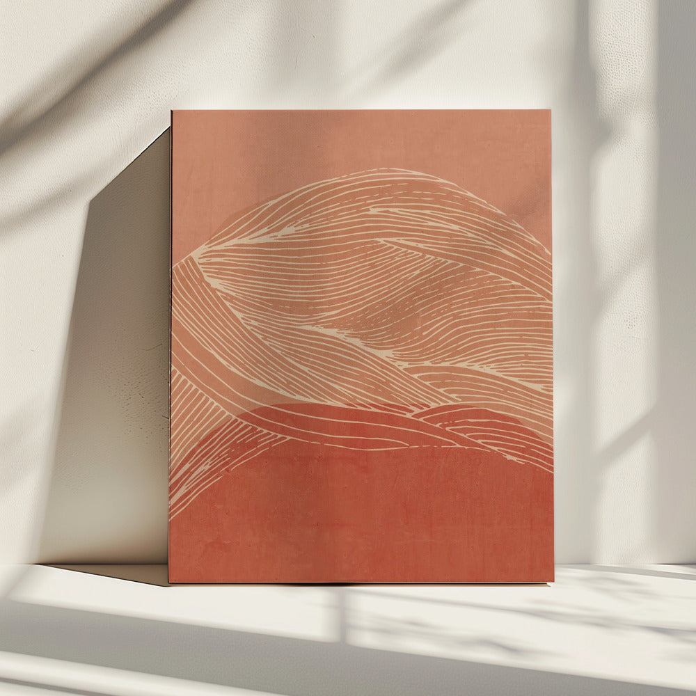 Abstract From the road | Canvas