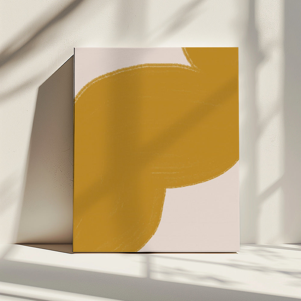 Golden Swirl Path | Canvas