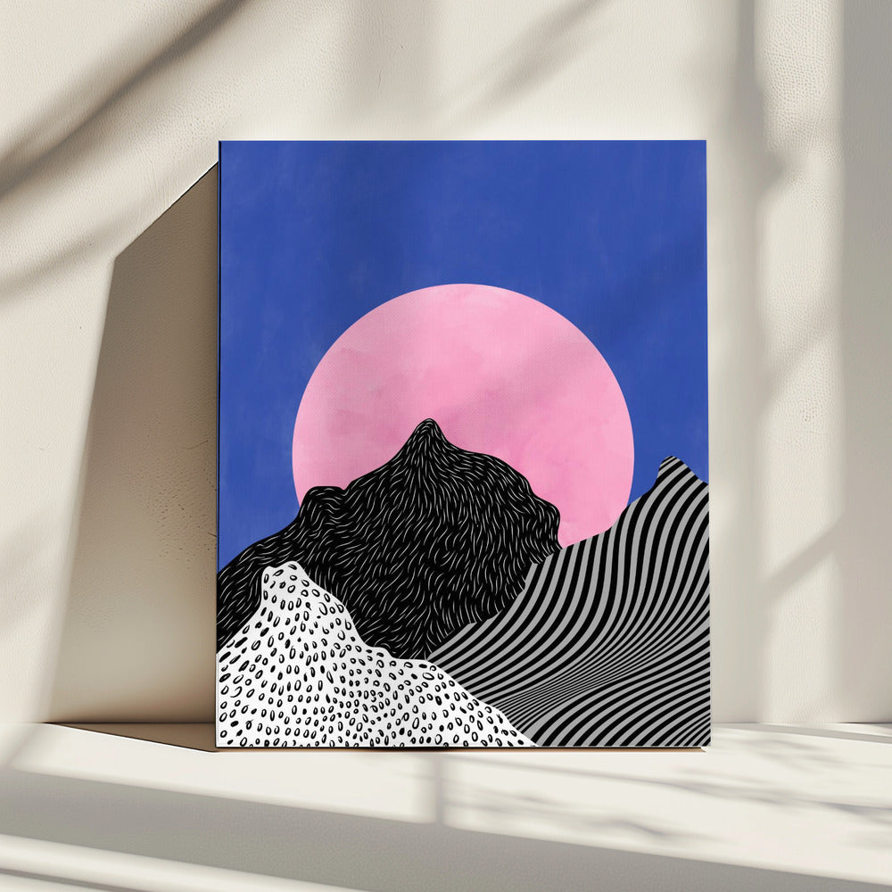 Surreal Peaks View | Canvas