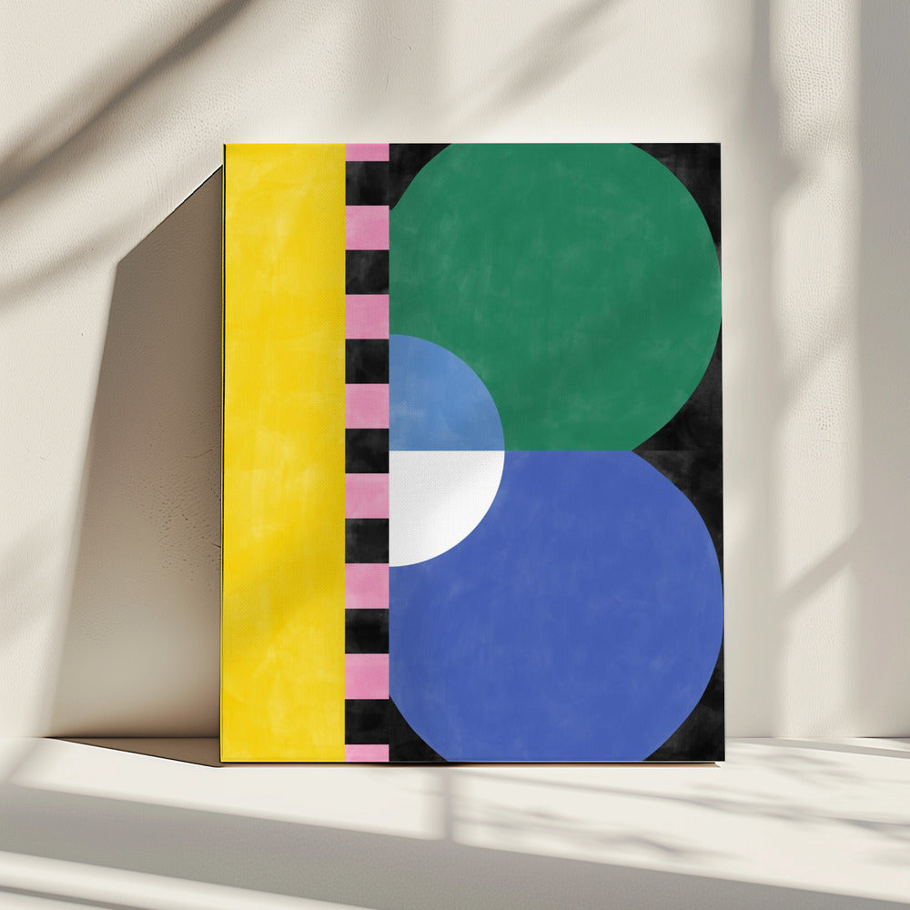 Colorful Geometry Block and shapes | Canvas
