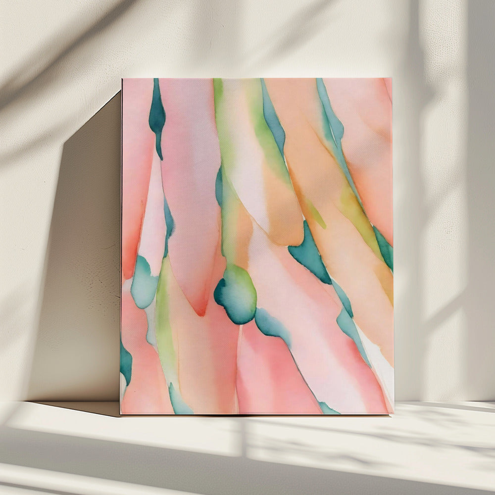Blush Feathers | Canvas