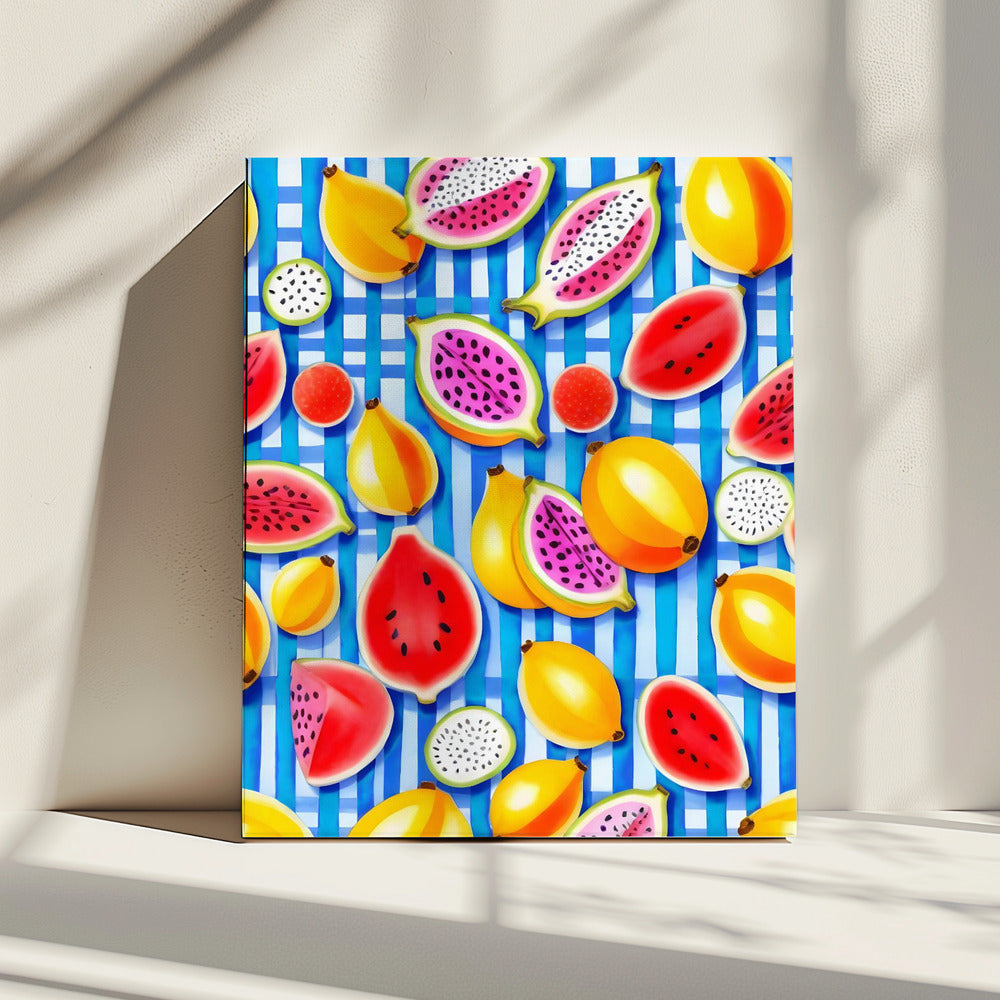 Tropical Fruit Pop | Canvas