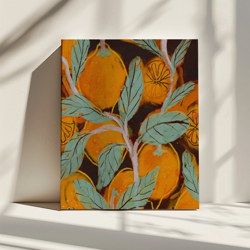 Orange Orchard Vibes | Canvas