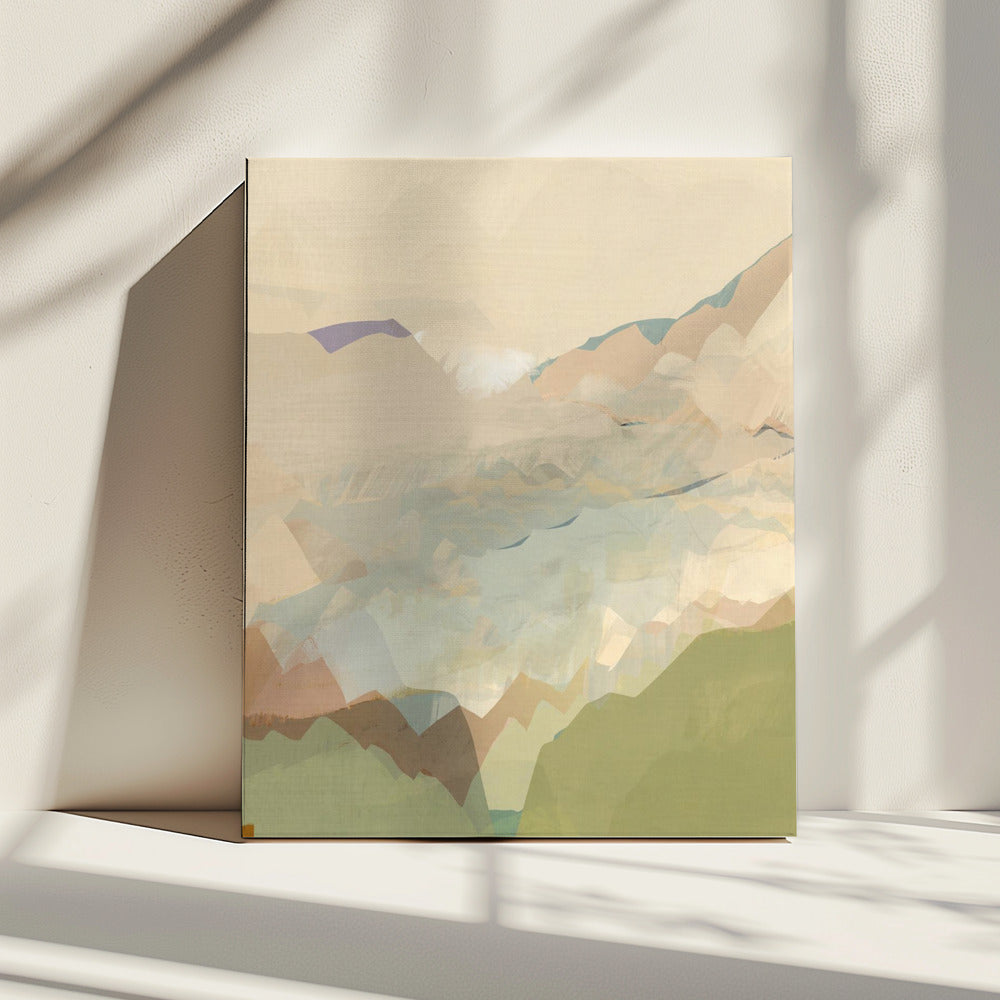Peachy Mountain Range 3 | Canvas