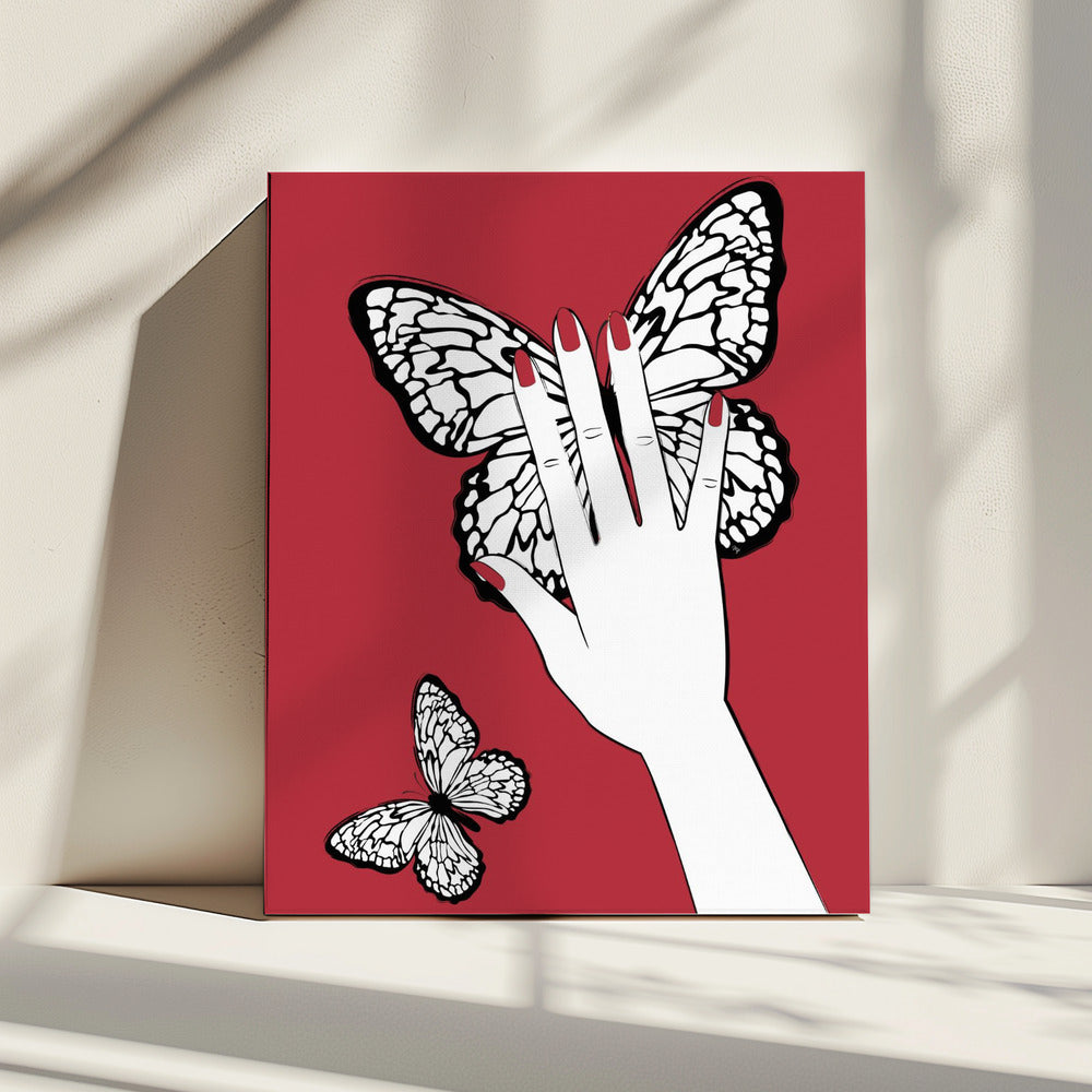 Holding a Butterfly | Canvas