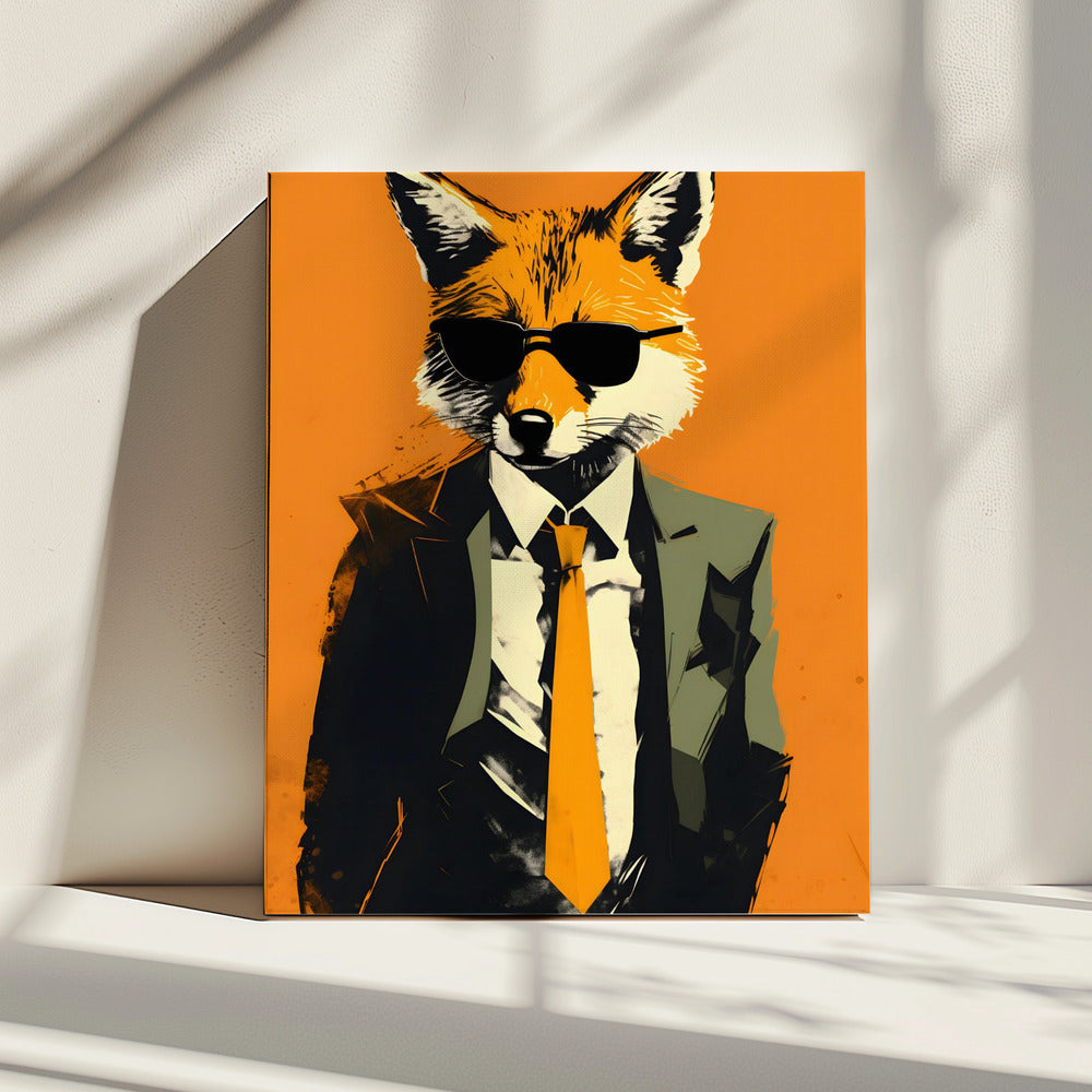 Fox In a Suit | Canvas