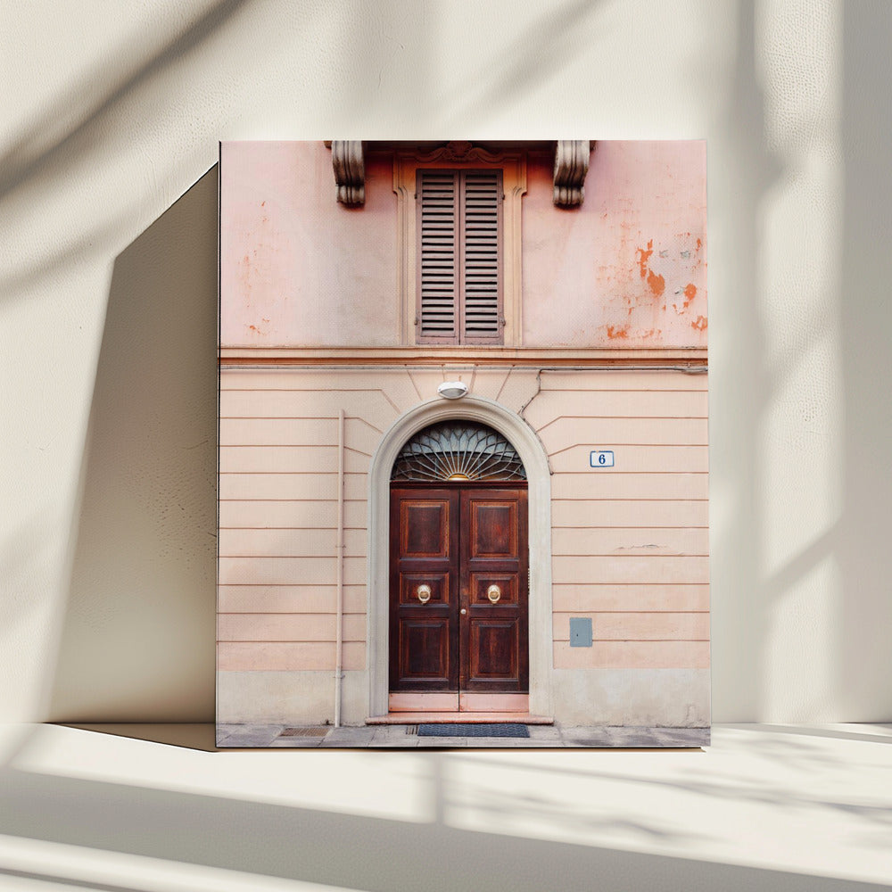 Bologna in Pink | Italy travel photography | Canvas