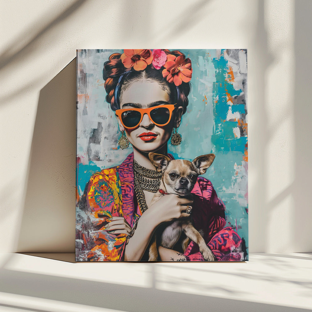Frida Chihuahua | Canvas