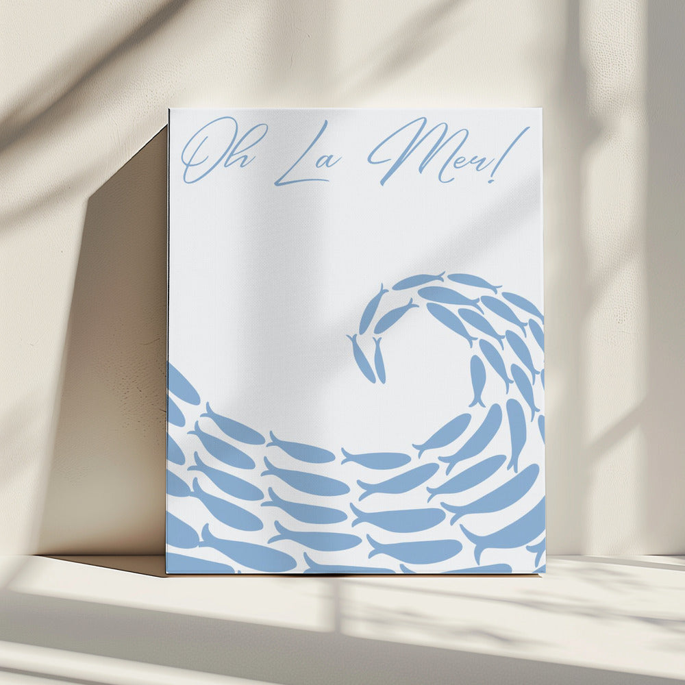 Fish Wave Symphony | Canvas