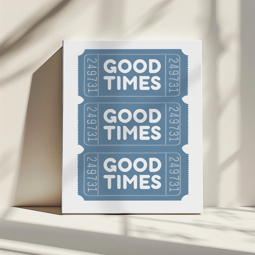 Blue Good Times | Canvas