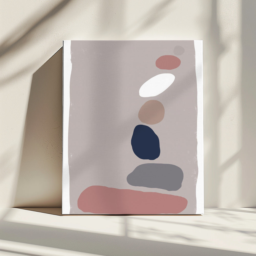 Abstract Pebbles | Canvas