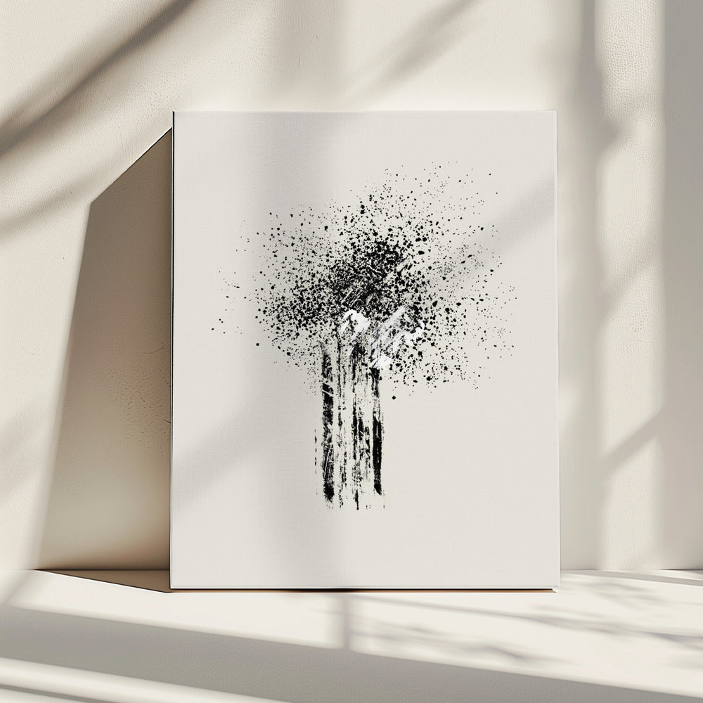Brush splatters #5 | Canvas