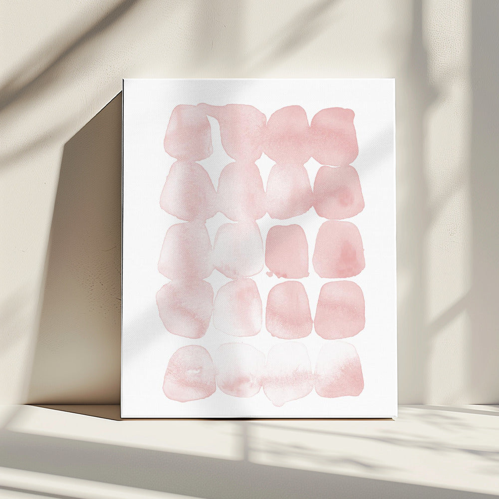 Abstract Blush Dots | Canvas