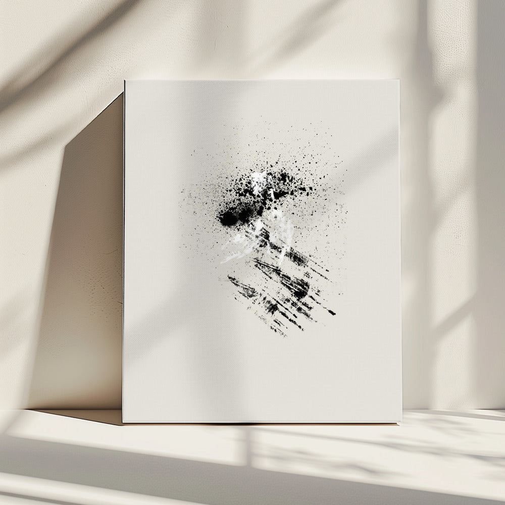 Brush splatters #6 | Canvas